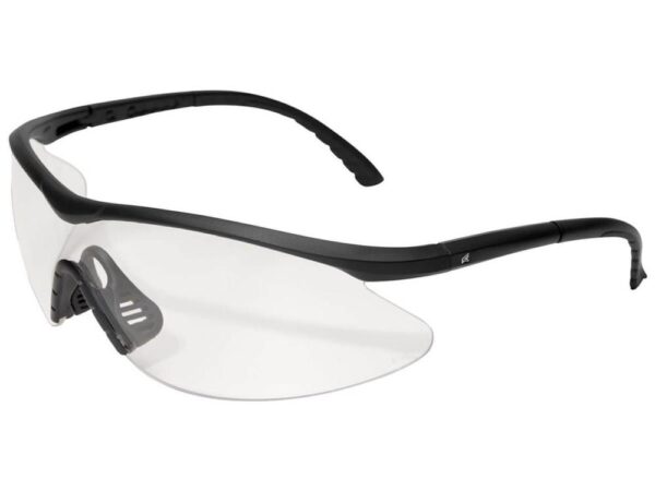 Edge Eyewear Fastlink Shooting Glasses Black Frame with Clear G15 Vapor Shield Lens