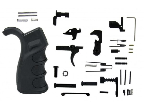 TacFire AR-10 Lower Parts Kit - Black