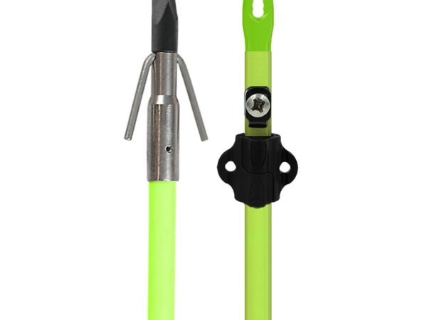 Muzzy Classic Chartreuse Fish Arrow with Gar Point & Safety