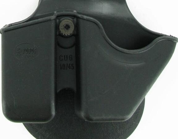 Fobus for Glock/H&K 10Mm/.45 Roto Handcuff/ Magazine Holster Paddle Double Stack