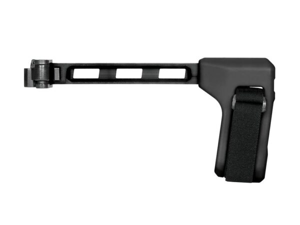 SB Tactical Picatinny Rail PSB Polymer Strut SBT Logo Folding 1913 Hinge Black For Sig MPX/MCX